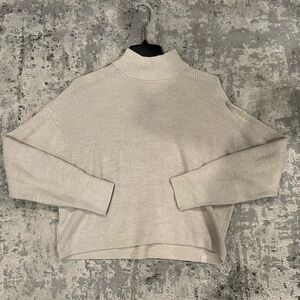 EUC lululemon merino wool blend ribbed turtleneck sweater size M